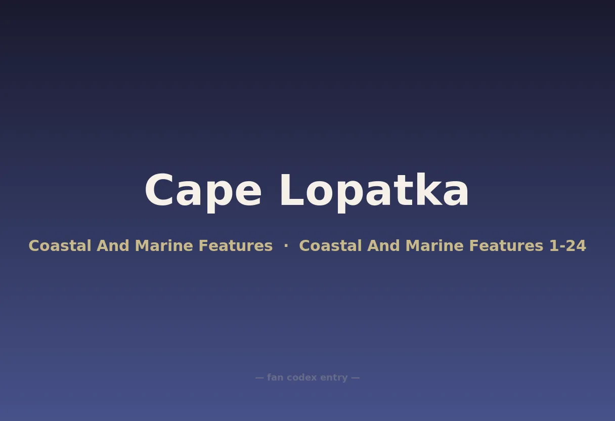 Cape Lopatka